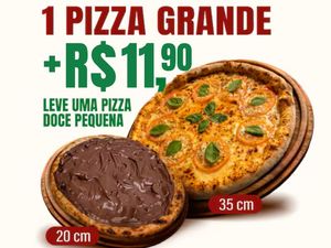 imagem do produto 1 Pizza 35cm + R$ 11,90 Leve Uma Pizza Doce