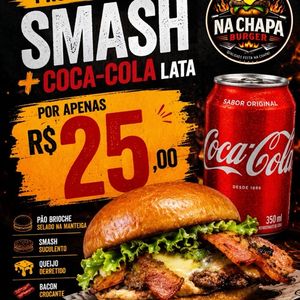 imagem do produto Combo Smash mais coca lata