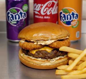 imagem do produto Combo Pop rings. 1 Pop rings + 1 batata individual + 1 refrigerante 350ml da sua