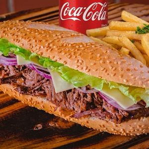 imagem do produto 1 baguete média costela + 1 batata individual + 1 refri de sua escolha 