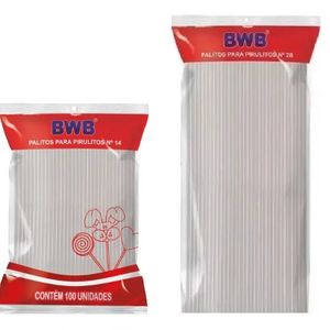 imagem do produto PALITO PIRULITO PLASTICO Nº09 - 100UN - BWB