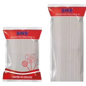 imagem do produto PALITO PIRULITO PLASTICO Nº28 - 50UN - BWB