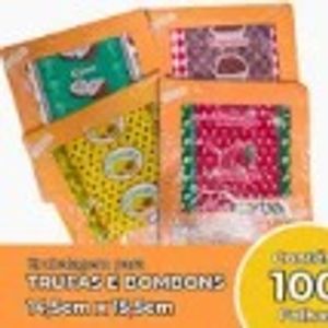 imagem do produto PAPEL MARACUJA PARA TRUFAS E BOMBONS 14,5X15,5MM - 100 UN - CARBER SABOR:MARACUJA