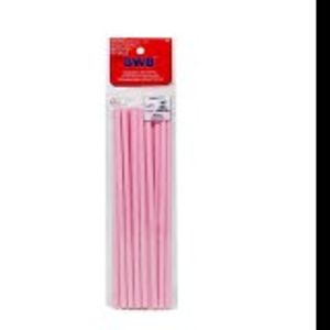 imagem do produto CANUDO DE PAPEL LISO ROSA - 20UN - BWB