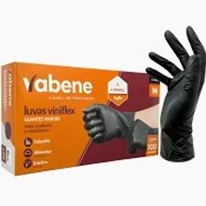 imagem do produto LUVA VINIFLEX PRETA G - 100UN - VABENE