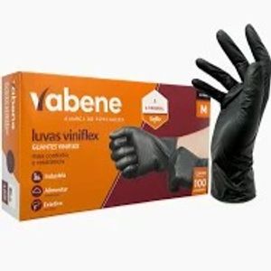 imagem do produto LUVA VINIFLEX VABENE GG PRETA - 100UN - VABENE