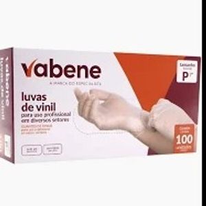 imagem do produto LUVA VINIL SEM PO M - 100UN - VABENE(codigo:1421)