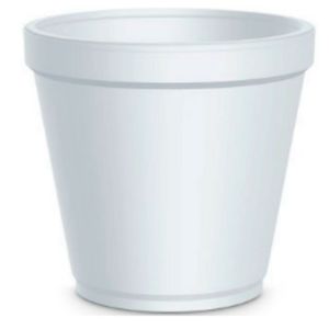 imagem do produto POTE ISOPOR REDONDO 1L - 15UN - MEIWA