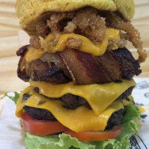 imagem do produto duplo bacon crispy cheddar