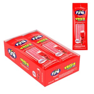imagem do produto fini tubes morango 