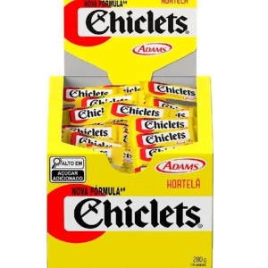imagem do produto Goma de Mascar Chiclets Hortelã 280g - Adams 