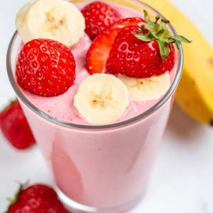 imagem do produto Vitamina de morango e banana 