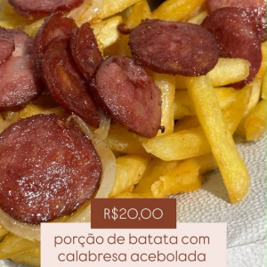 imagem do produto Porção de fritas com calabresa 