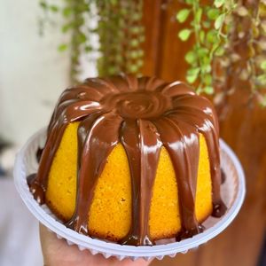 imagem do produto Bolo vulcão cenoura com chocolate 