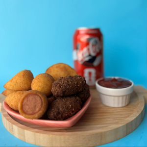 imagem do produto 15 Mini Salgados Fritos + Coca Cola 350ml