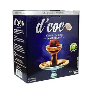 imagem do produto CARVÃO D´COCO 1KG