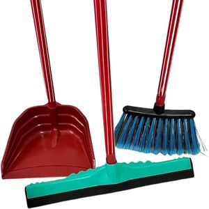 imagem do produto Kit vassoura, pá e rodo
