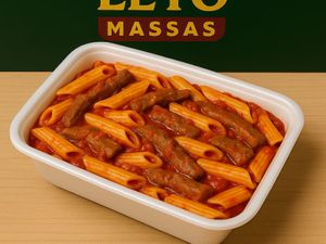 imagem do produto Massa Ao Molho Sugo com Iscas de Carne 500g