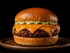 imagem do produto X-burguer rango (Pão, carne artesanal, queijo cheddar e maionese temperada)