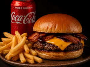 imagem do produto Combo X-bacon rango (leve uma batata + refri 350 ml)