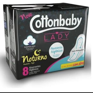 imagem do produto ABSORVENTE COTTONBABY C/A NOTURNO 