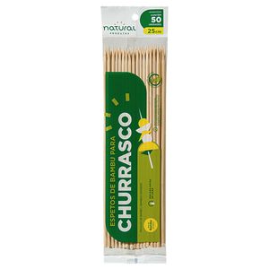 imagem do produto ESPETOS P/ CHURRASCO BAMBU (NATURAL)