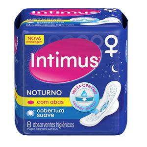 imagem do produto ABSORVENTE INTIMUS GEL C/A NOTURNO 