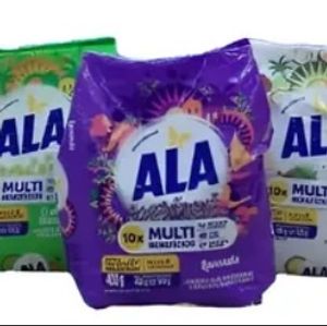 imagem do produto SABÃO EM PÓ ALA (ROXO, LILÁS, VERDE, BRANCO) SACHÊ