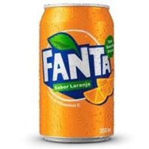 imagem do produto fanta laranja lata 350ml