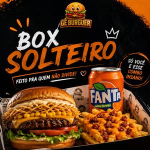 imagem do produto BOX SOLTEIRO GOURMET + REFRIGERANTE LATA LARANJA350ML - Cópia