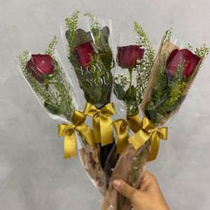 imagem do produto Rosa embalada para presente