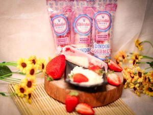 imagem do produto Dindin de Ninho com Morango - 110g