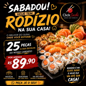 imagem do produto Sushi Na sua 🏡 