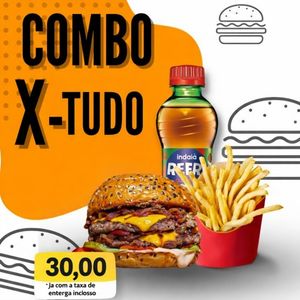 imagem do produto Combo hambúrguer x tudo