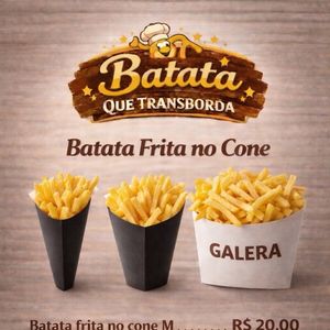 imagem do produto Batata frita para galera (serve 3 pessoas)