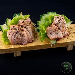 imagem do produto Sashimi de salmão maçaricado 