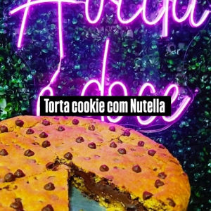 imagem do produto Torta cookie com Nutella