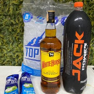 imagem do produto Combo Whisky White Horse 1L c/ Energético Jack Power 2L