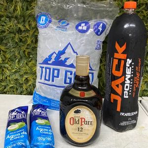 imagem do produto Combo Whisky Old Par 750ml c/ Energético Jack Power 2L