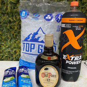 imagem do produto Combo Whisky Old Par 750ml c/ Energético Extra Power 2L