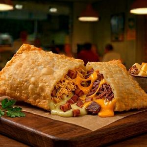 imagem do produto O Roubo Perfeito (Frango, Bacon, Cheddar, e Carne de Sol)