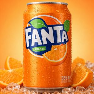 imagem do produto Fanta Laranja - lata 395ml