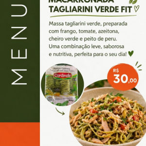 imagem do produto MACARRONADA TAGLIARINI VERDE FIT