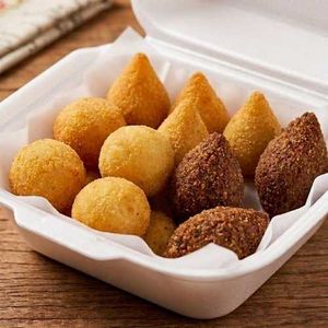 imagem do produto Porção de 15 mini salgados fritos