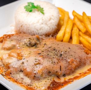 imagem do produto Filé de frango a Parmegiana e batata frita-P