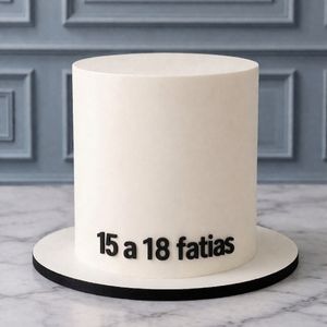 imagem do produto Bolo P 15 a 18 fatias  