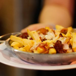 imagem do produto Fritas com Queijo e Bacon