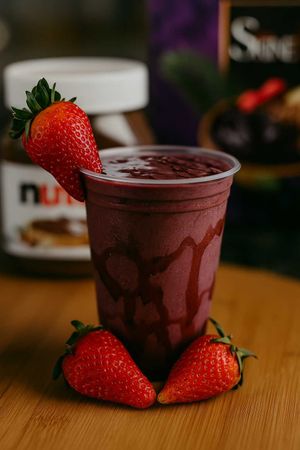 imagem do produto Shake Nutella & Morango 500 mL