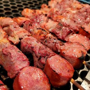 imagem do produto Espetinho Misto Carne e Calabresa 