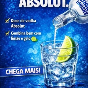 imagem do produto Dose de vodka Absolut 
